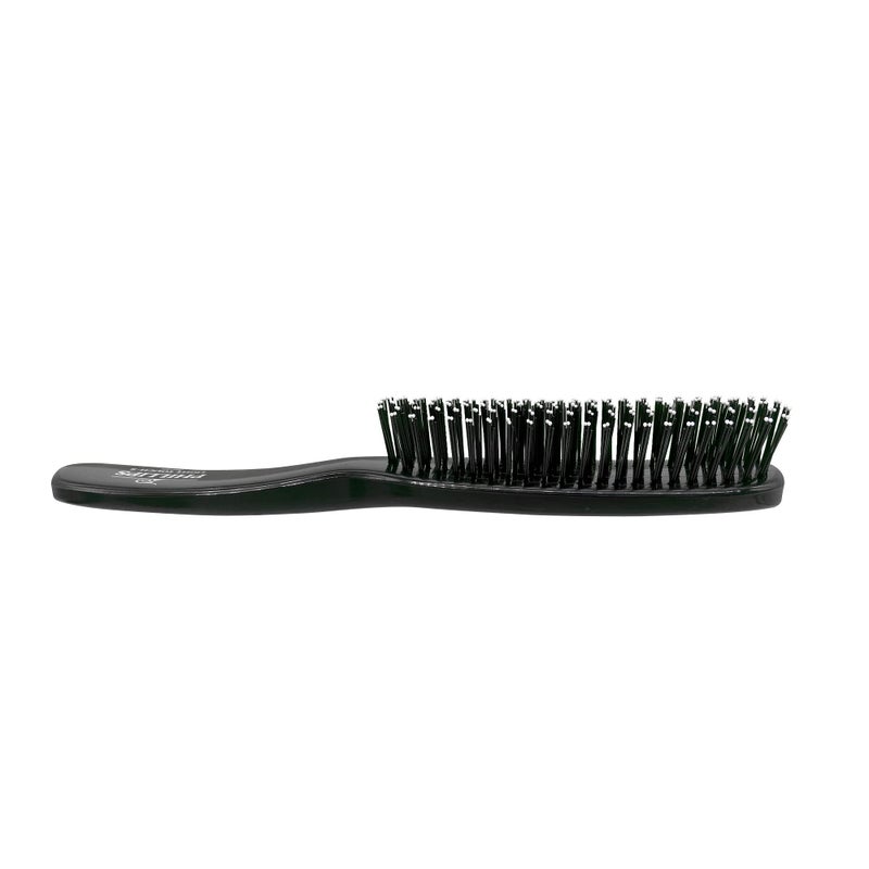 Phillips Brush Co Light Touch 8 Hair Brush - Twin Beaded Nylon Bristles, Black Hairbrush for Styling, Detangling Professional & At Home Use - Image 3